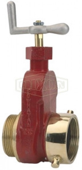 Dixon HGV250F-D - Brass Single Hydrant Gate Valve with Speed Handle