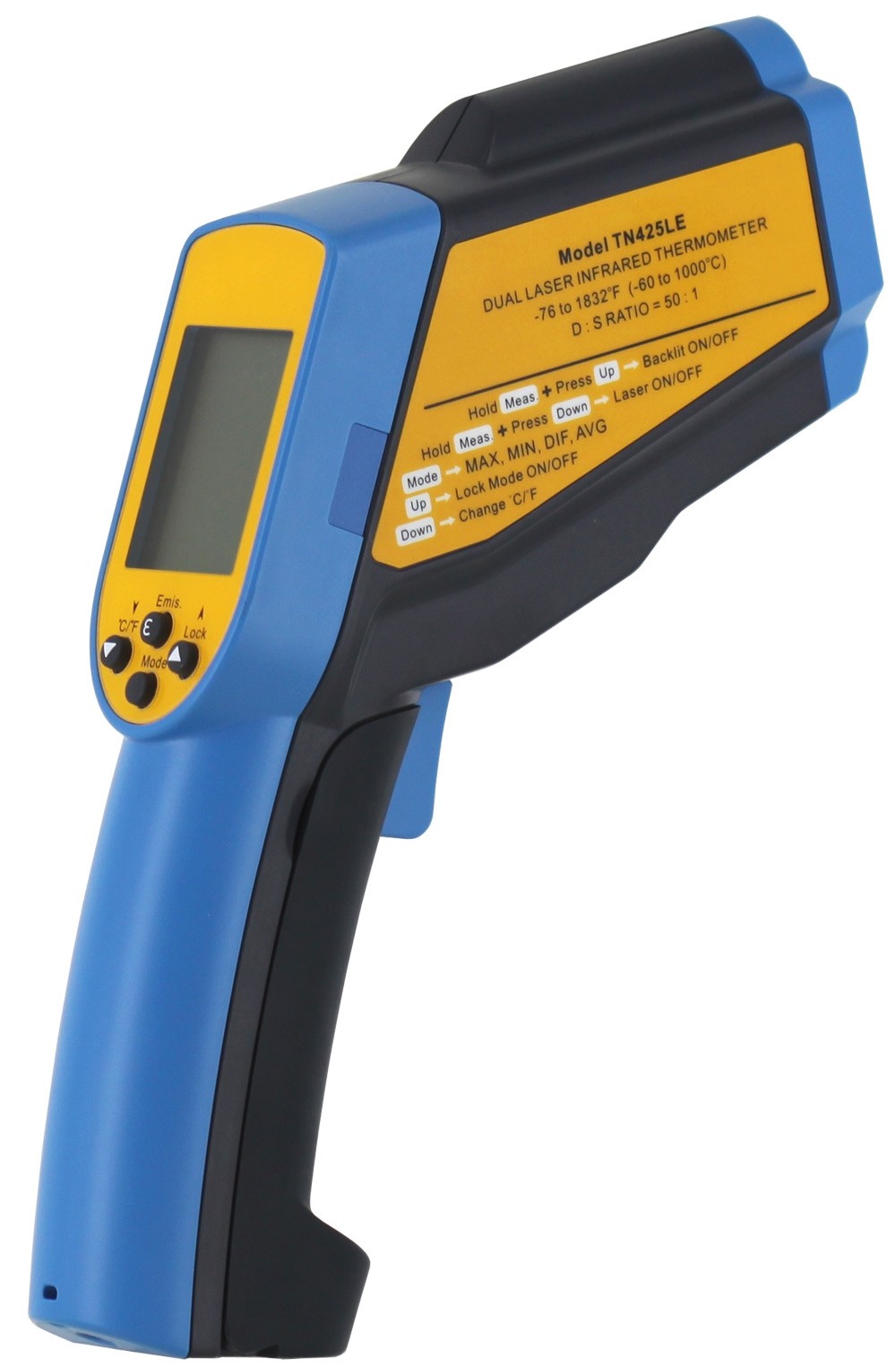 Metris TN425LE Heavy-Duty IR DUAL-laser Thermometer 50:1 Optics