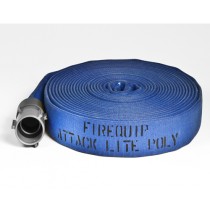 1-3/4 with 1-1/2" Couplings Attack Lite Poly Hose Blue
