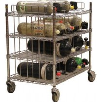 Ready Rack Mobile Bottle Cart