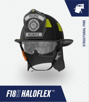 Pacific Helmet F18H Traditional Style Structural Firefighting Helmet
